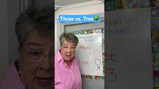 Three vs Tree🌳 englishpronunciation englishlanguage english pronunciation [upl. by Mark]