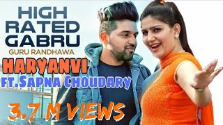 Guru randhawa ft Sapna Choudary Haryanvi mashup [upl. by Atimad]