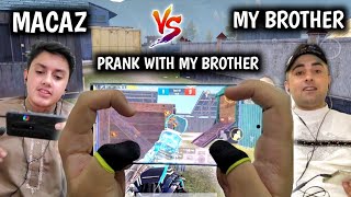 PRANK WITH MY BROTHER NUMAN  1 VS 1 TDM  MACAZ VS NUMAN  SAMSUNG S23 ULTRA PUBG HANDCAM [upl. by Euqinahc]