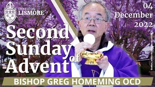 Catholic Mass Today Second Sunday of Advent 04 Dec 2022 Bishop Greg Homeming Lismore Australia [upl. by Willin]