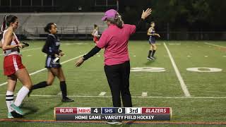 Blair Field Hockey vs Springbrook 2024 [upl. by Eelinnej787]