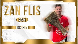 ZAN FLIS  CENTRAL DEFENDER  LEFT BACK  NK ROGASKA  SVN  2024 [upl. by Okun654]