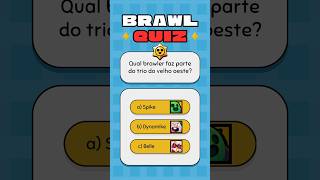 BRAWL QUIZ TRIO DO VELHO OESTE brawlstars quiz [upl. by Keithley]