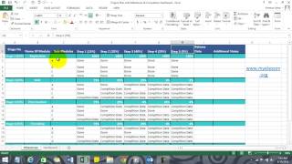 Project Plan In Excel with Milestones and Summery Dashboard [upl. by Ten404]