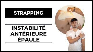 STRAPPING POUR INSTABILITÉ ANTÉRIEURE DÉPAULE [upl. by Bald]