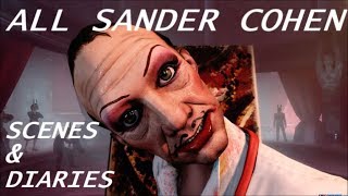 Bioshock  All Sander Cohen Scenes amp Diaries HD [upl. by Aivart]