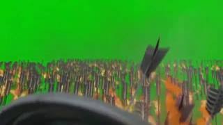 Green Screen Raining arrows [upl. by Ettevol]