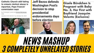 Catholic Church Situation Jeff Bezos Defends his Decision Gisele Bündchen Is Pregnant [upl. by Irelav]