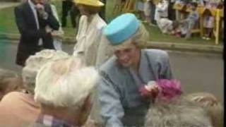 Princess Diana in Canberra Australia [upl. by Adnoluy]