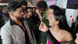 Shiv Thakare Masti With Sumbul Touqeer And Sumedh Mudgalkar At Sazishen Song Launch [upl. by Settle]