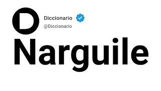 Narguile Significado En Español [upl. by Meela]