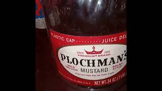 Plochmans Mustard from condiment to juice decanter or utilitarian household stuff container [upl. by Niamor]