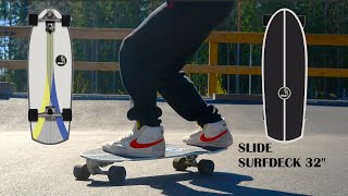 Slide Surfdeck Chicala surfskate review [upl. by Mansoor]