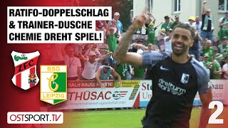 RatifoDoppelschlag amp TrainerDusche Chemie dreht Spiel Meuselwitz  Chemie  Regionalliga Nordost [upl. by Sabra]