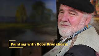 Koos Bronkhorst  Landscape Oil Painting Tutorial 01 [upl. by Ibob]