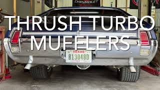 1969 Cutlass FlowMonster Mufflers [upl. by Ahtreb]