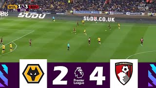 Wolves vs Bournemouth 24  Premier League 202425  Match Highlights [upl. by Ridinger485]