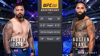 JUSTIN TAFA VS AUSTEN LANE FULL FIGHT UFC 293 [upl. by Giuseppe]