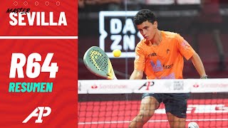 Summary ROUND OF 64 Day 2  Santander Sevilla Master  A1 Padel 2024 [upl. by Ocire349]