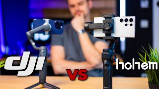 Best Smartphone Gimbal 2023 DJI Osmo Mobile 6 vs Hohem iSteady M6 [upl. by Ainoz]