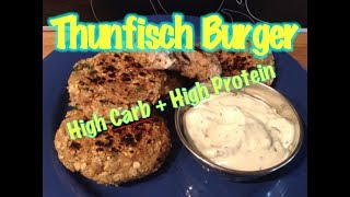 🍔🍔 High Protein  BURGER  REZEPT 🍔🍔 [upl. by Yelsgnik]