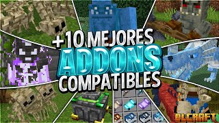 😯10 MEJORES ADDONS COMPATIBLES para MINECRAFT 120  12062 BedrockPE DLCRAFT ADDONPACK [upl. by Leimaj]