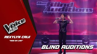 The Voice Kids Rexylyn Caijis IRONIC performance of Nosi Ba Lasi  Blind Auditions [upl. by Jana]