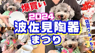 【犬と旅行】波佐見陶器まつりで爆買い戦利品紹介！佐賀で行列⁉️たけのこカフェにも行ったよ🐶【佐賀グルメ】 [upl. by Audly]