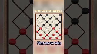 Dama game 115 vs 215 opening First move win boardgame damaopening [upl. by Claude]