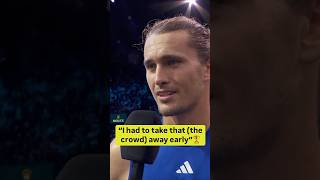 Zverev on how he was able to defeat Ugo Hubert 62 62 to win the Paris Title 🎥 ATP Media [upl. by Steel]