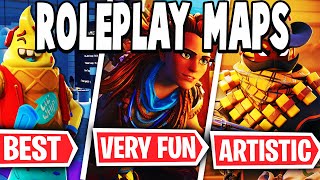 TOP 50 Best ROLEPLAY Creative Maps In Fortnite  Fortnite Roleplay Map CODES [upl. by Godliman]