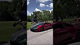 jumping over a car ishowspeed cr7 viralvideo shortvideo [upl. by Bohlin]