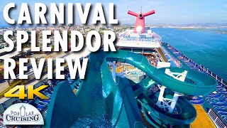 Carnival Splendor Tour amp Carnival Splendor Review  Carnival Cruise Line  Cruise 4K Ultra HD [upl. by Terraj]