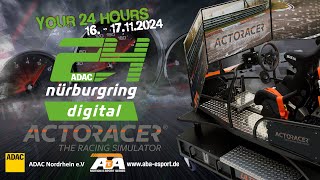 2 offizielles ADAC 24h Nürburgring Rennen digital [upl. by Dloreh]