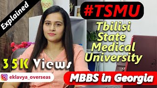 TBILISI STATE MEDICAL UNIVERSITY TSMU Admission Fees MBBS in Georgia [upl. by Leena]