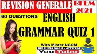 BFEM 2021  Révision générale Anglais première partie [upl. by Anwadal]