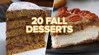 20 Tasty Fall Desserts [upl. by Nawtna710]