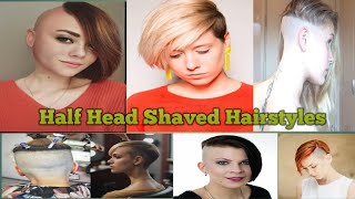 Best Half Shaved and Full Head Shaved Nape Haircuts for Women Unique Short Haircuts Nape Haircuts [upl. by Nwahsram]