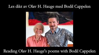 Reading Olav H Hauges poems with Bodil Cappelen [upl. by Yrakcaz]