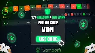 GAMDOM PROMO CODE  GAMDOM FREE SPINS AND MONEY  GAMDOM CODE  BEST GAMDOM CODE [upl. by Vonny]