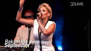 September  Baksmälla Petter cover  live Sommartorsdagarna Borås 2011 [upl. by Aihsenod]