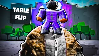 Trolling With INVISIBLE Table Flip Glitch In Roblox Strongest Battlegrounds [upl. by Elroy]