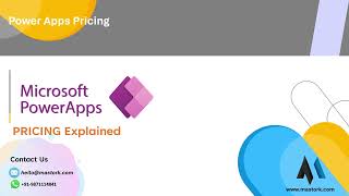 Microsoft Power Apps Pricing explained with a business organization example Prices as on 2024 [upl. by Forward994]