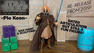 Plo KoonBlack Series Figure Review ReIssue From 2019 [upl. by Airamzul]