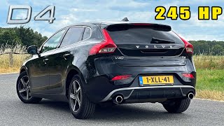 VOLVO V40 D4 STAGE 1  REVIEW on AUTOBAHN [upl. by Dede]