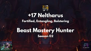 Beast Mastery Hunter POV  17 Neltharus  FortifiedEntanglingBolstering [upl. by Adda149]