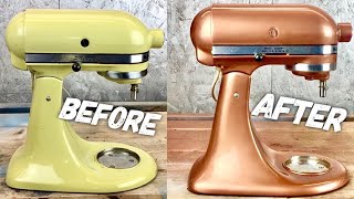 How To Paint A Kitchen Aid  KITCHENAID MIXER MAKEOVER [upl. by Karie]