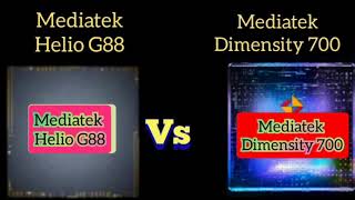 Mediatek Helio G88 Vs Dimensity 700 [upl. by Nyladnohr]