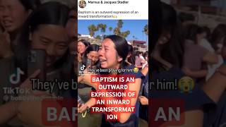 BAPTISM IS AN OUTWARD EXPRESSION OF AN INWARD TRANSFORMATION bible motivation love viralvideo [upl. by Lenssen930]