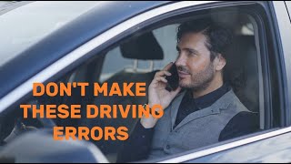 Top Driver Errors Avoid These Mistakes driving drivers drivingtips [upl. by Ddat]